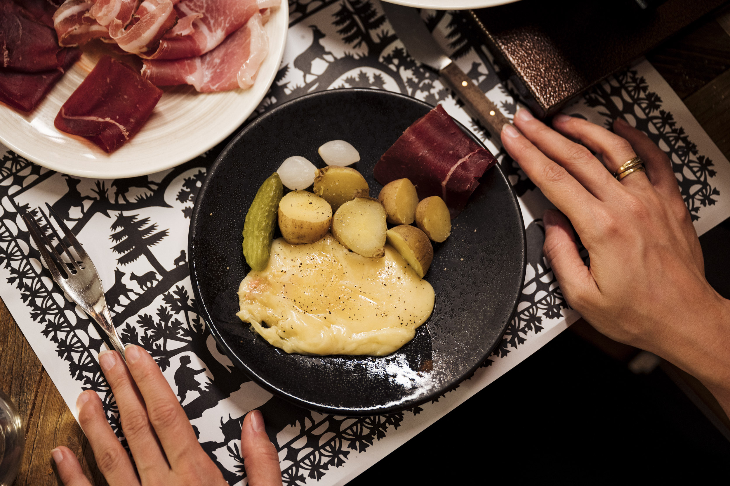 Repas au Chalet des Bains
