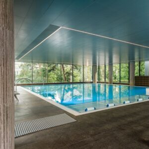 Bassin intérieur Bains de Lavey