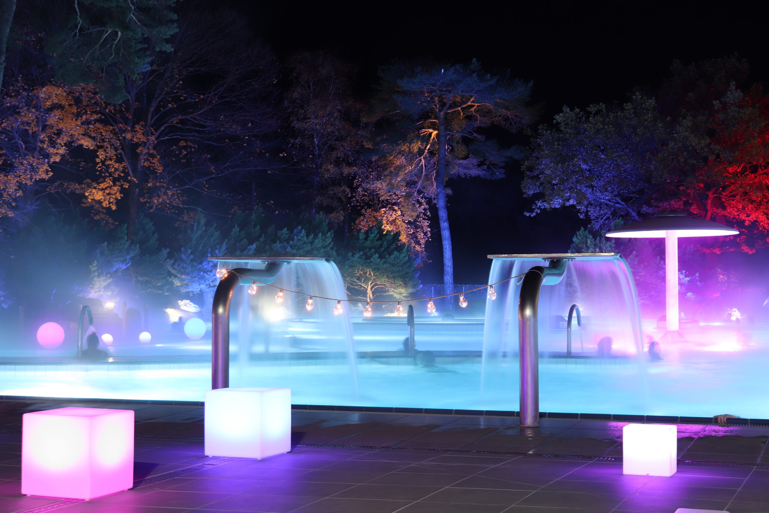Baignade Nocturne 2 Bains de Lavey